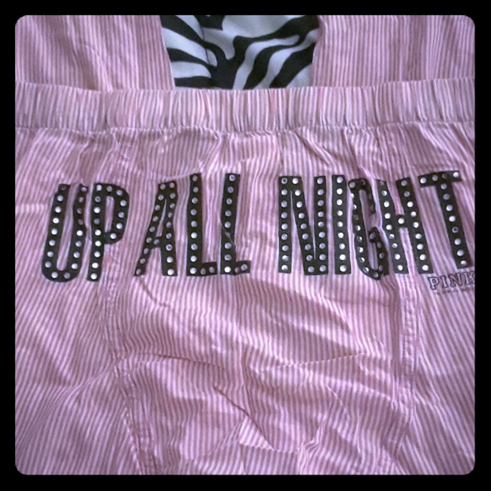 VICTORIA SECRET UP ALL NIGHT pajama pants